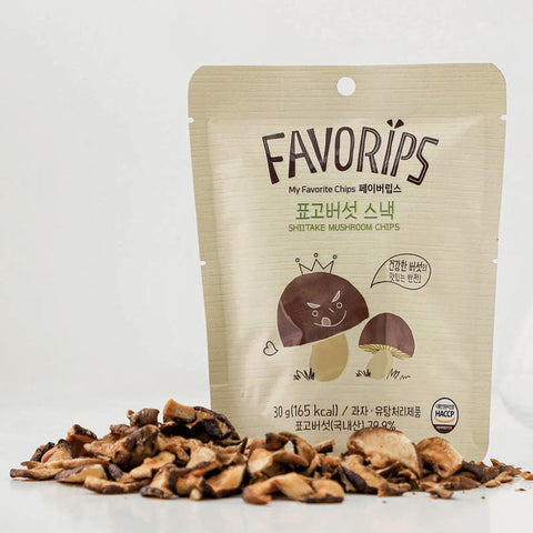 Healthy Shittake Mushroom Snack