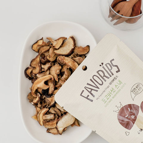 Healthy Shittake Mushroom Snack